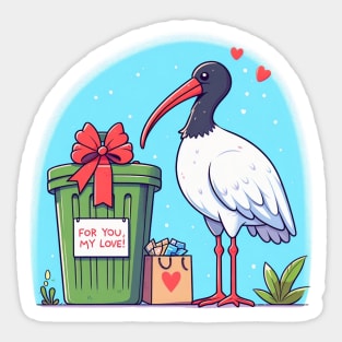 valentine bin chicken Sticker